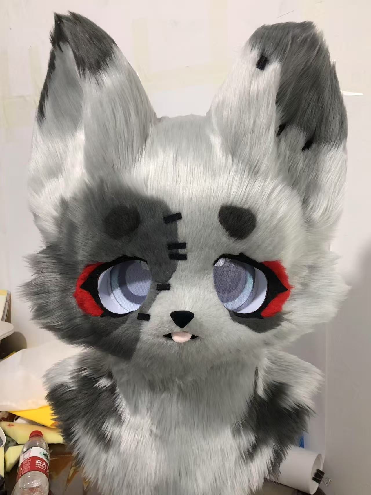 Zombie Doll Kitten Kemono Head Fursuit