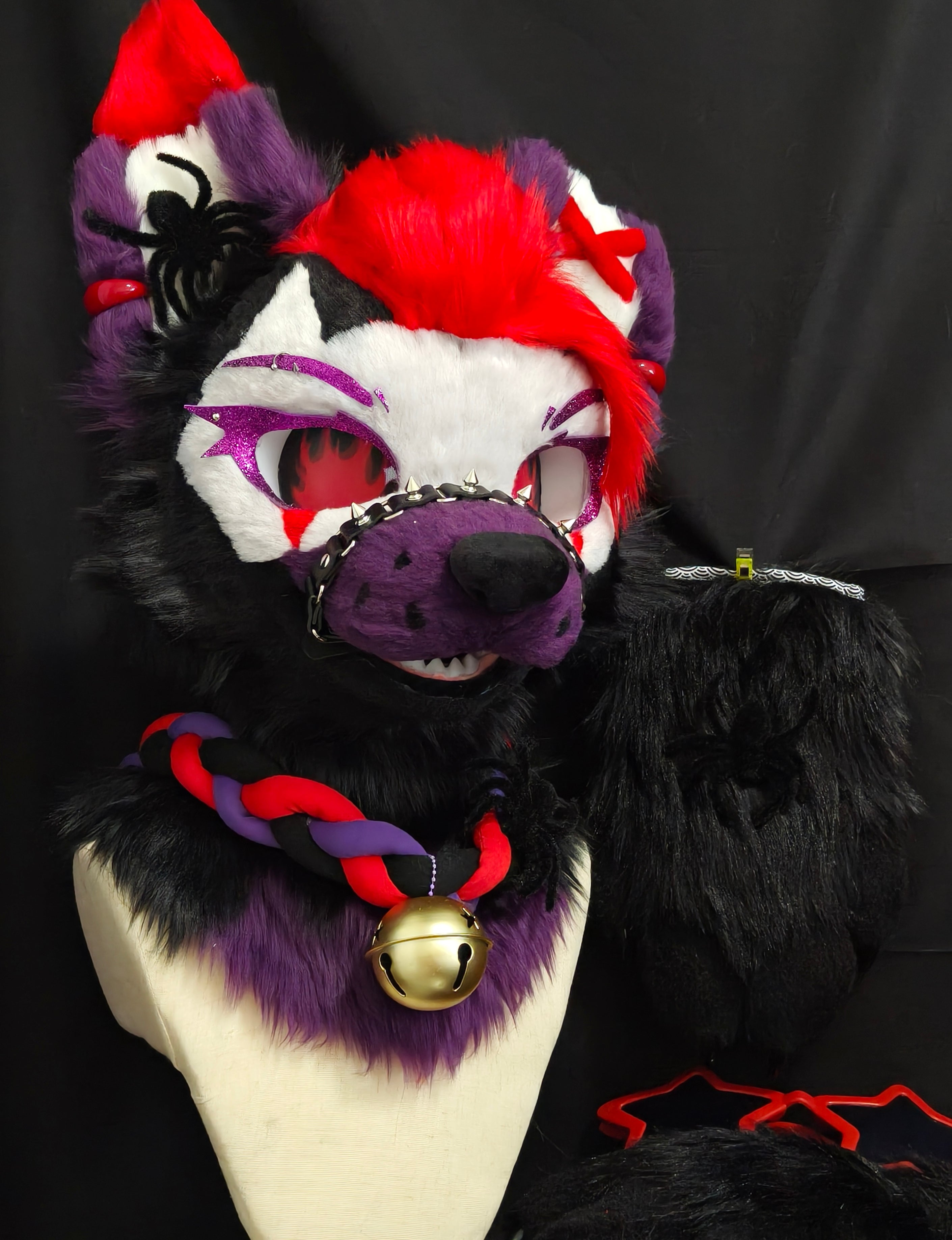 Spider Wolf Kemono Head Fursuit (Gift Handpaws)