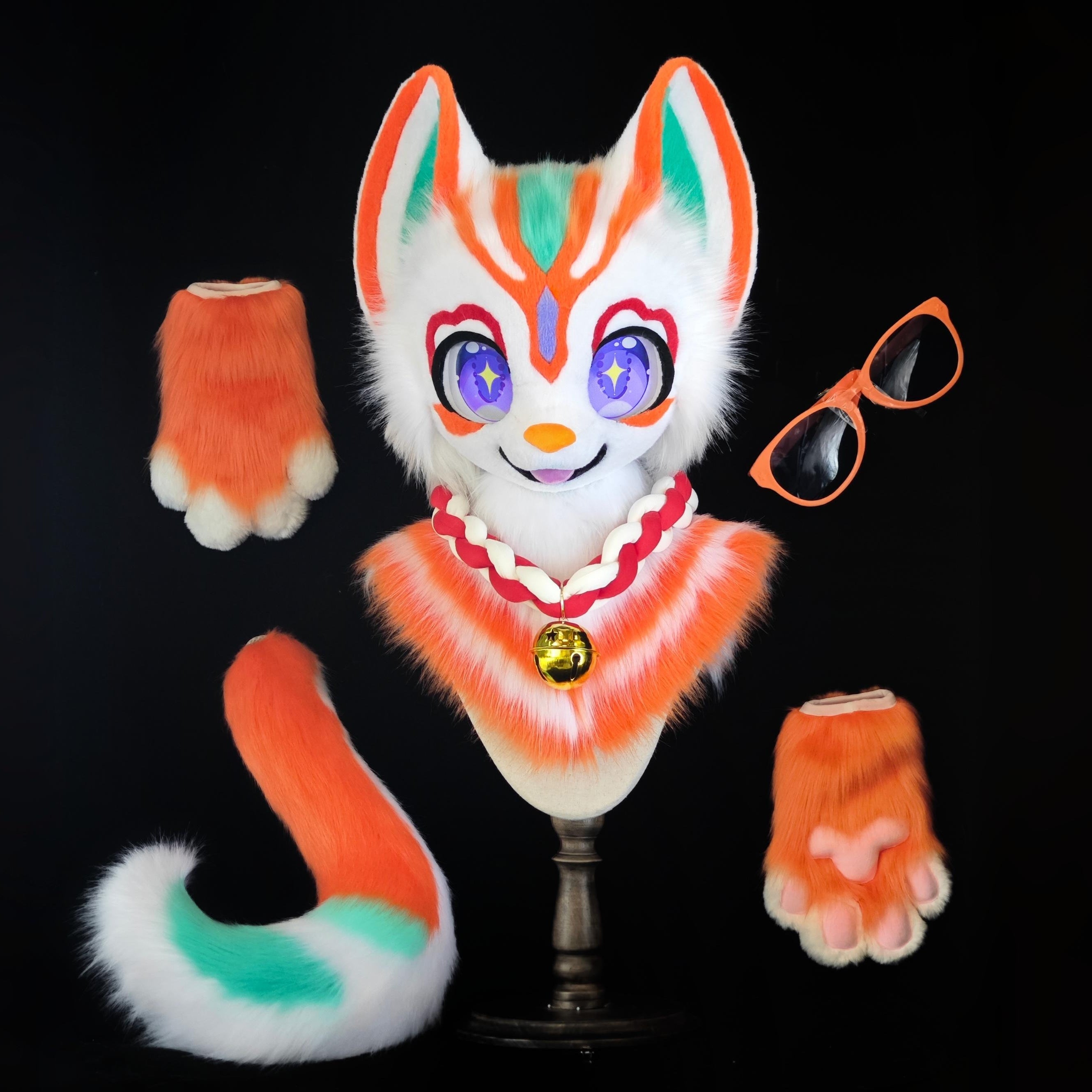 Colorblock Little Fox Orange (Gift Handpaws+Tail)