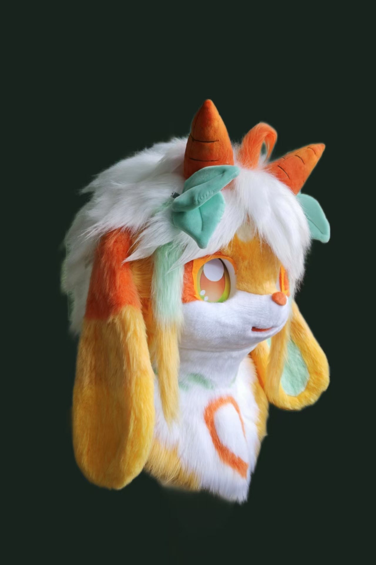 Carrot Bunny Kemono Head Fursuit