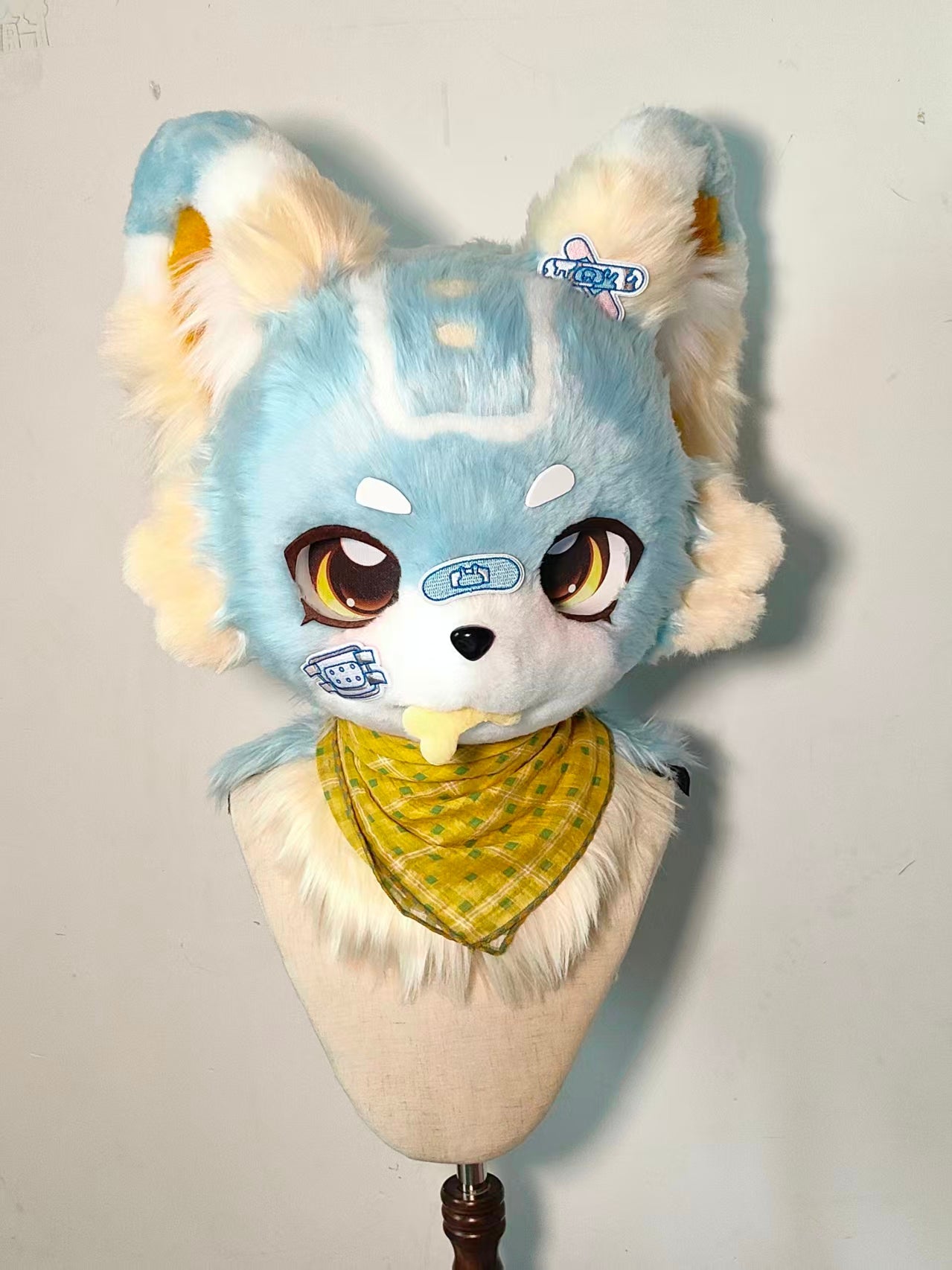 Blue Puppy Kemono Head Fursuit