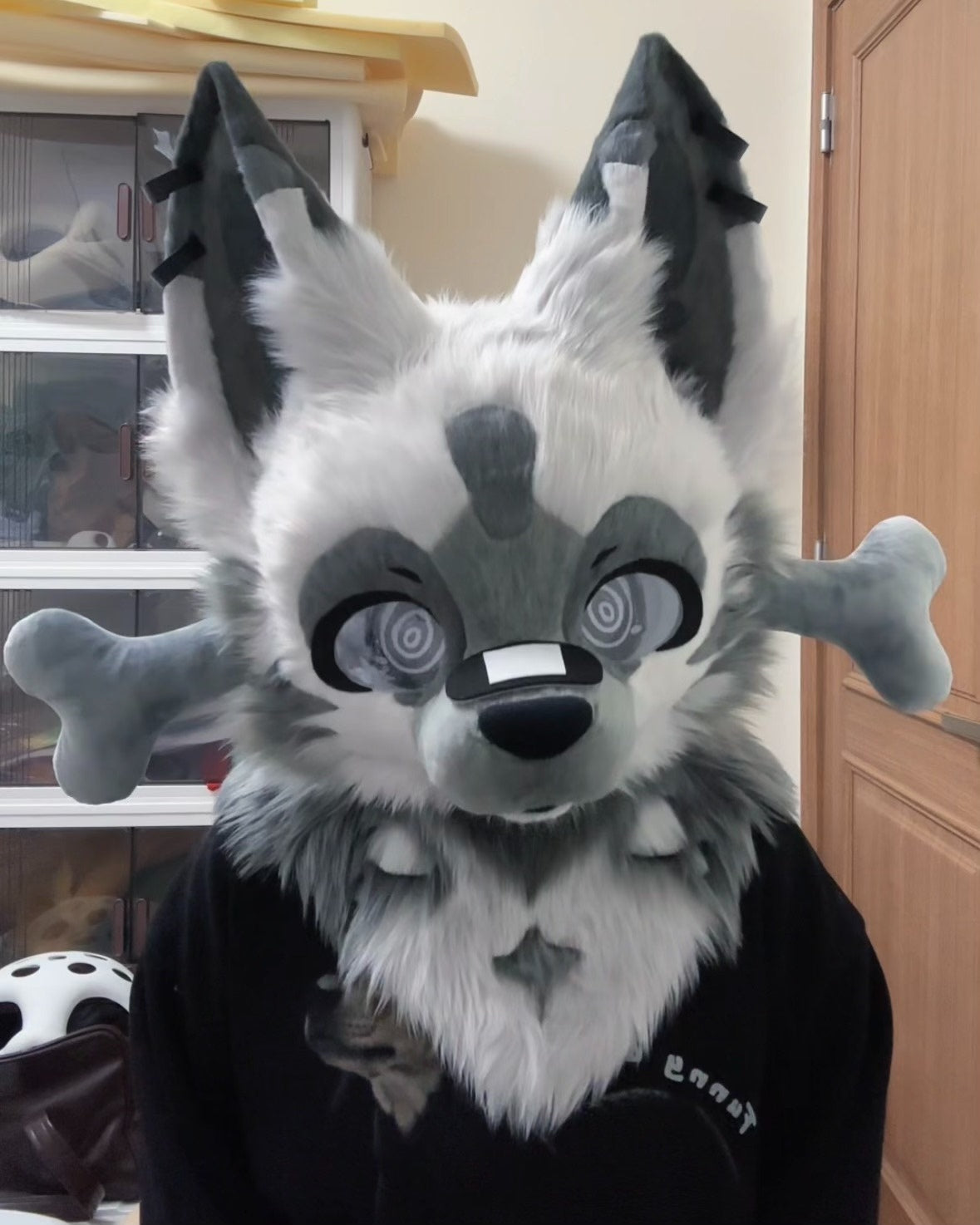 [Puppy] Black Bone Puppy Kemono Fursuits Stock