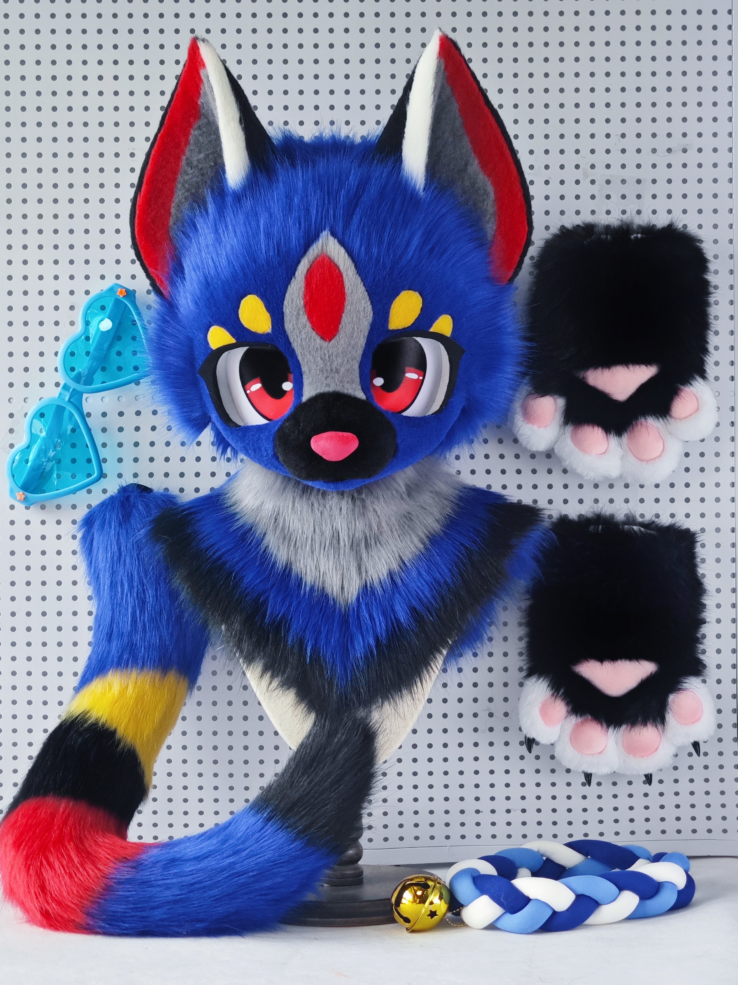 RYB Kitten Kemono Head Fursuits (Gift Handpaws+Tail)