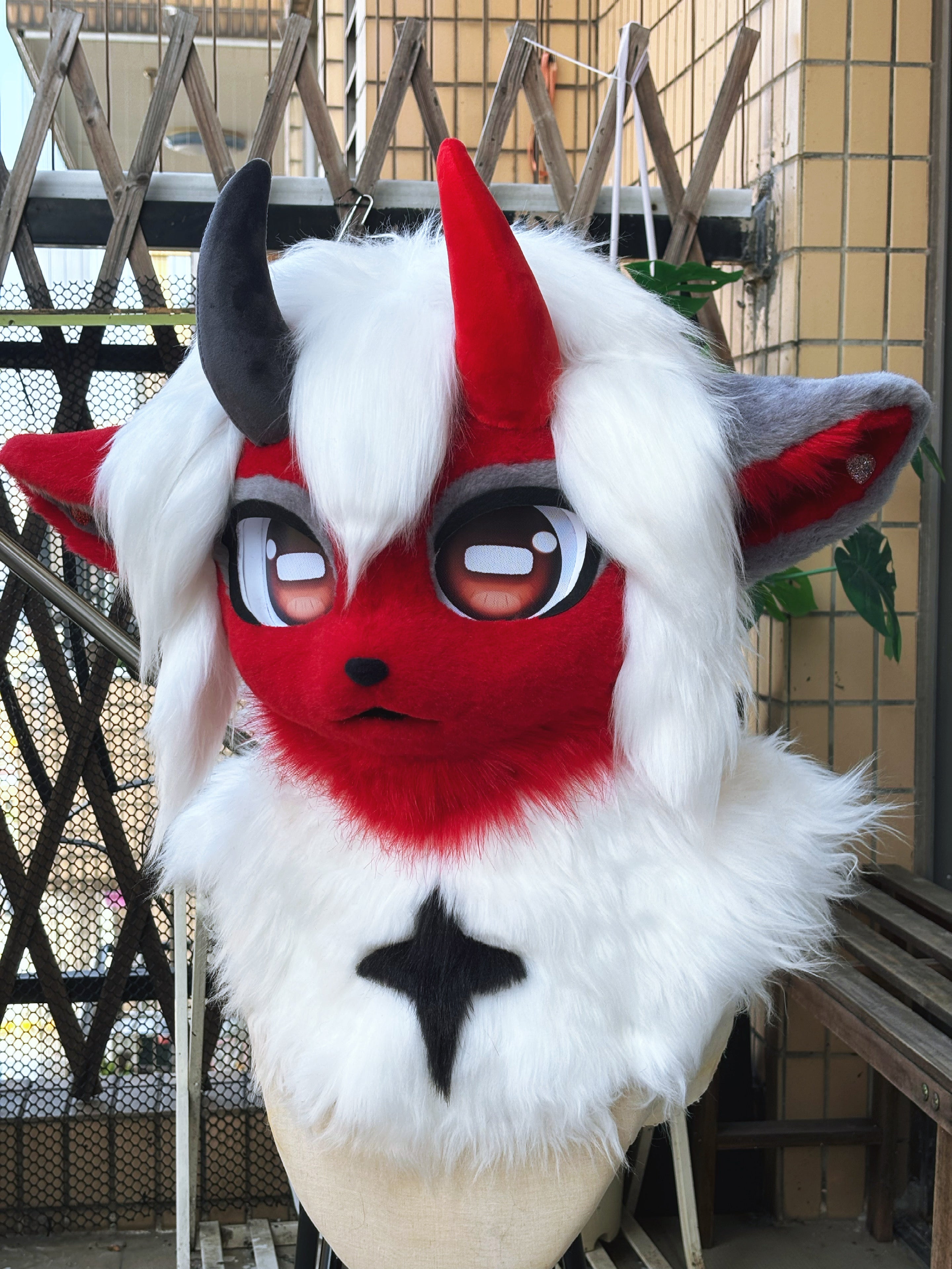 Devil Goat Kemono Head Fursuit