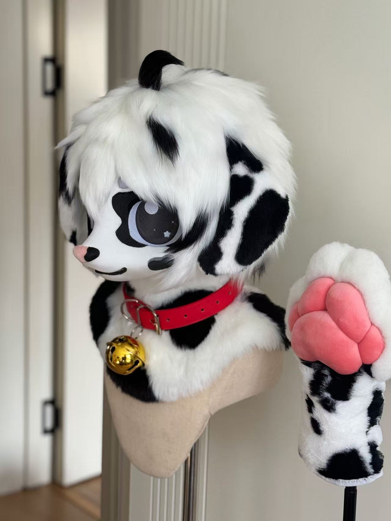 Dalmatian Kemono Head Fursuit (Gift Handpaws)