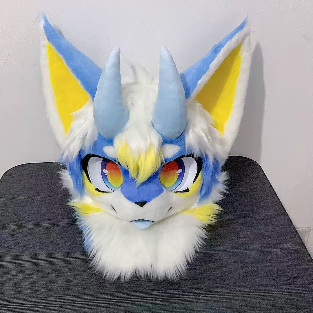 Flash Dragon Kemono Head Fursuit