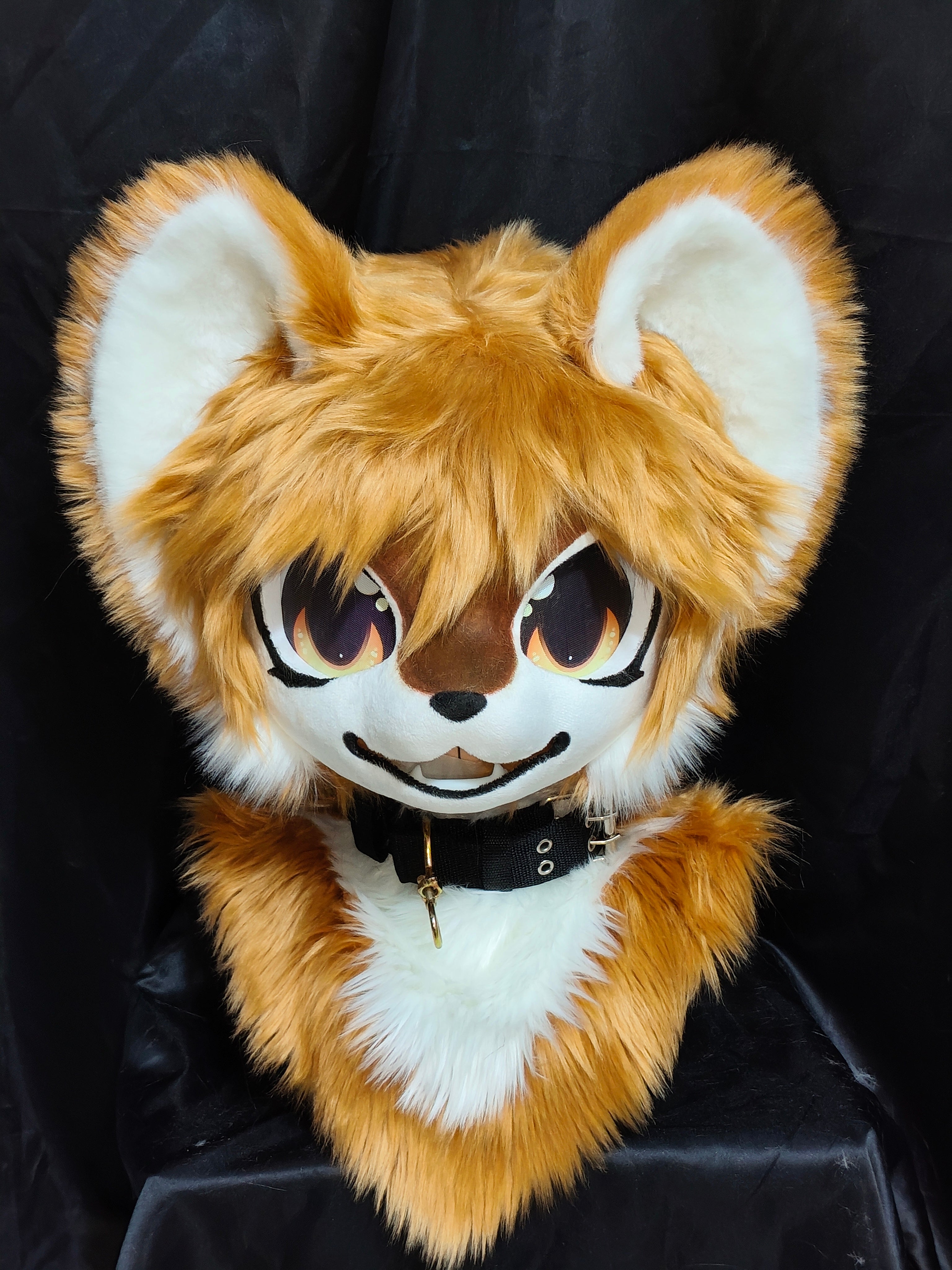 Golden Puppy Kemono Head Fursuit