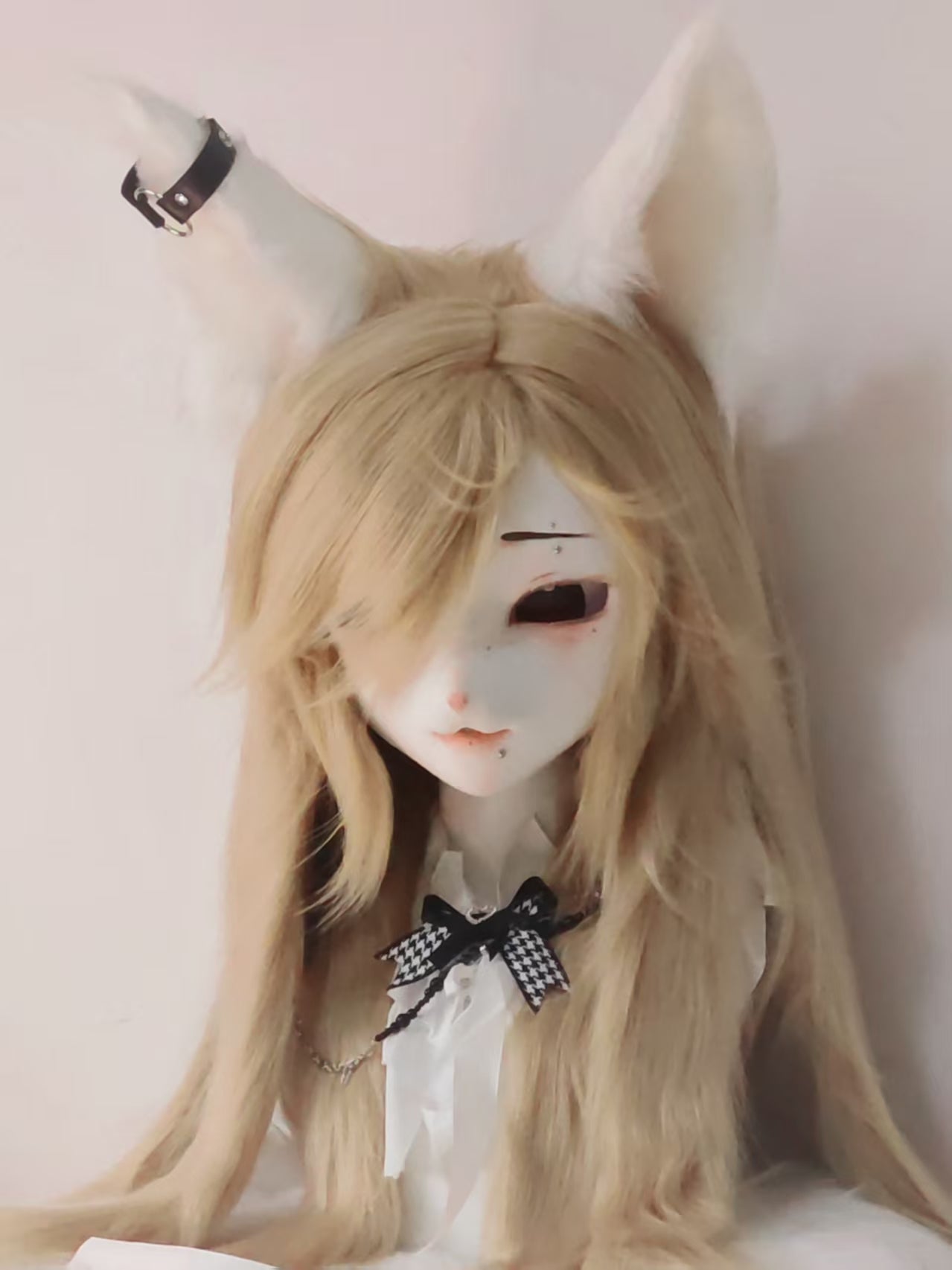Gold Fox Kig Head Fursuit