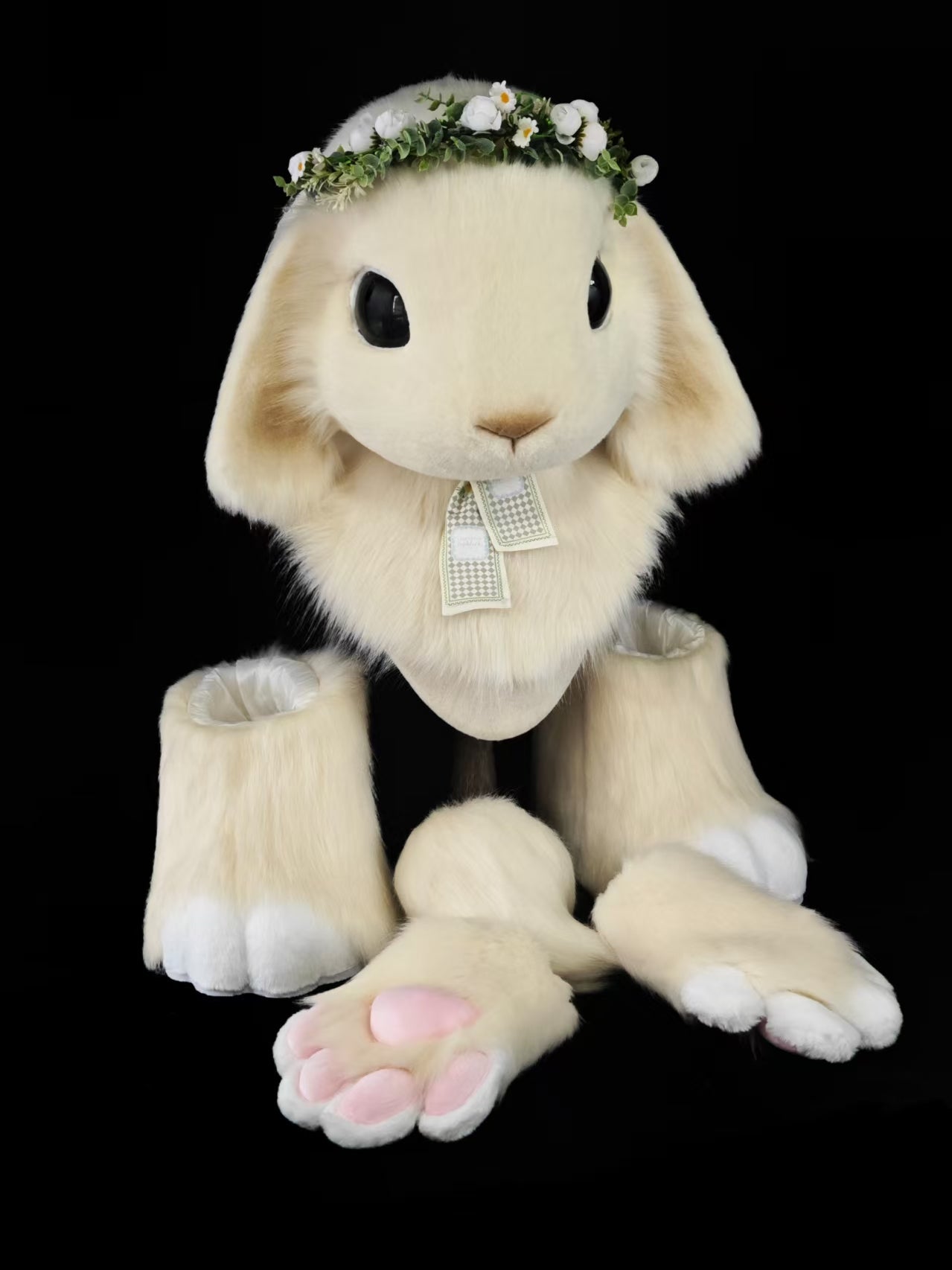 Bunny Kemono Head Fursuits (Gift Handpaws+Feetpaws+Tail)