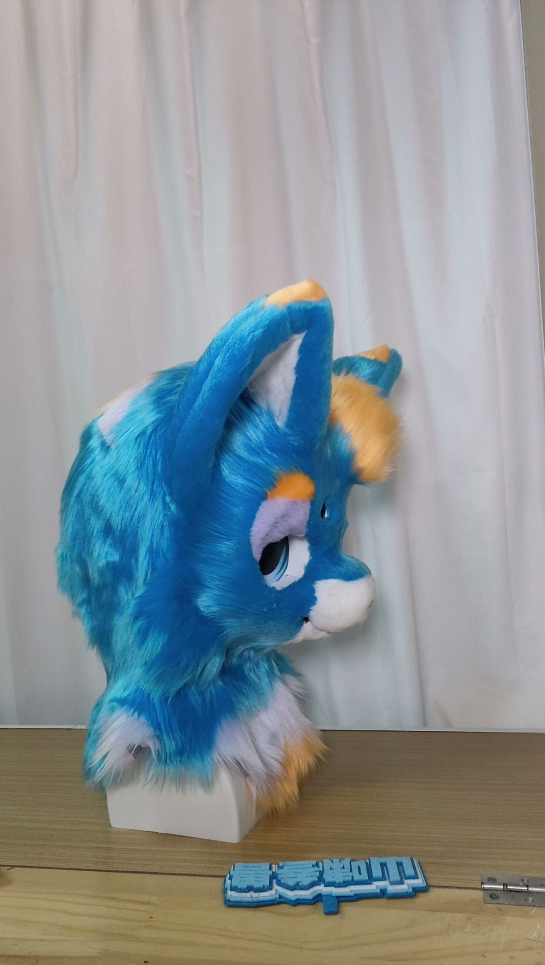Blue Wolf Kemono Head Fursuit