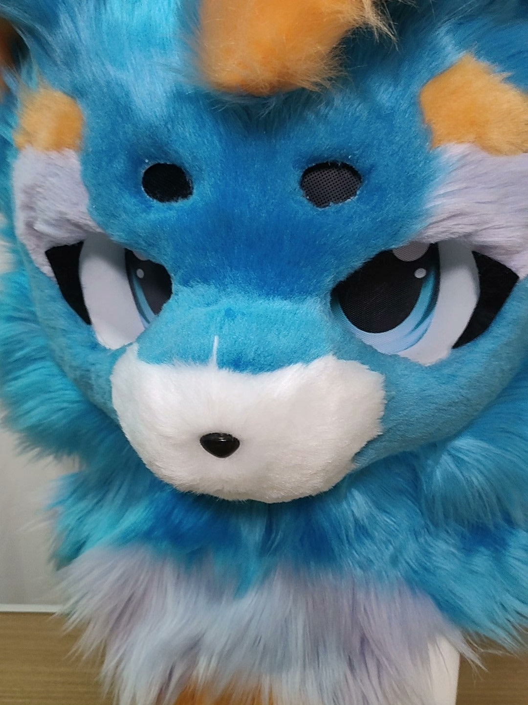Blue Wolf Kemono Head Fursuit