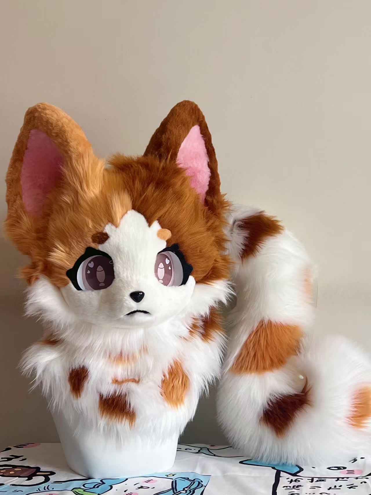Milk Puppy Kemono Head Fursuit (Gift Tail)