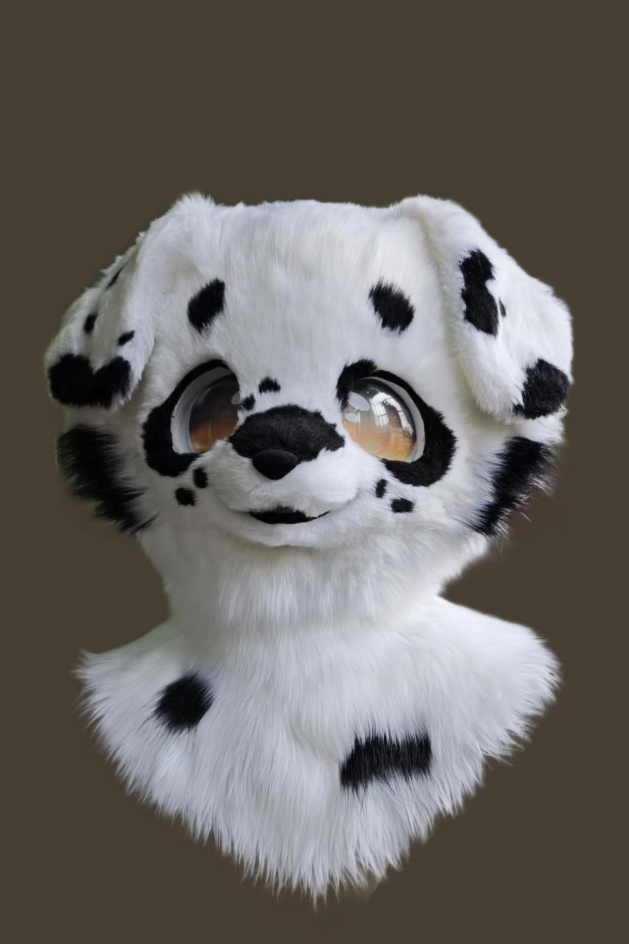 Dalmatian Kemono Head Fursuit