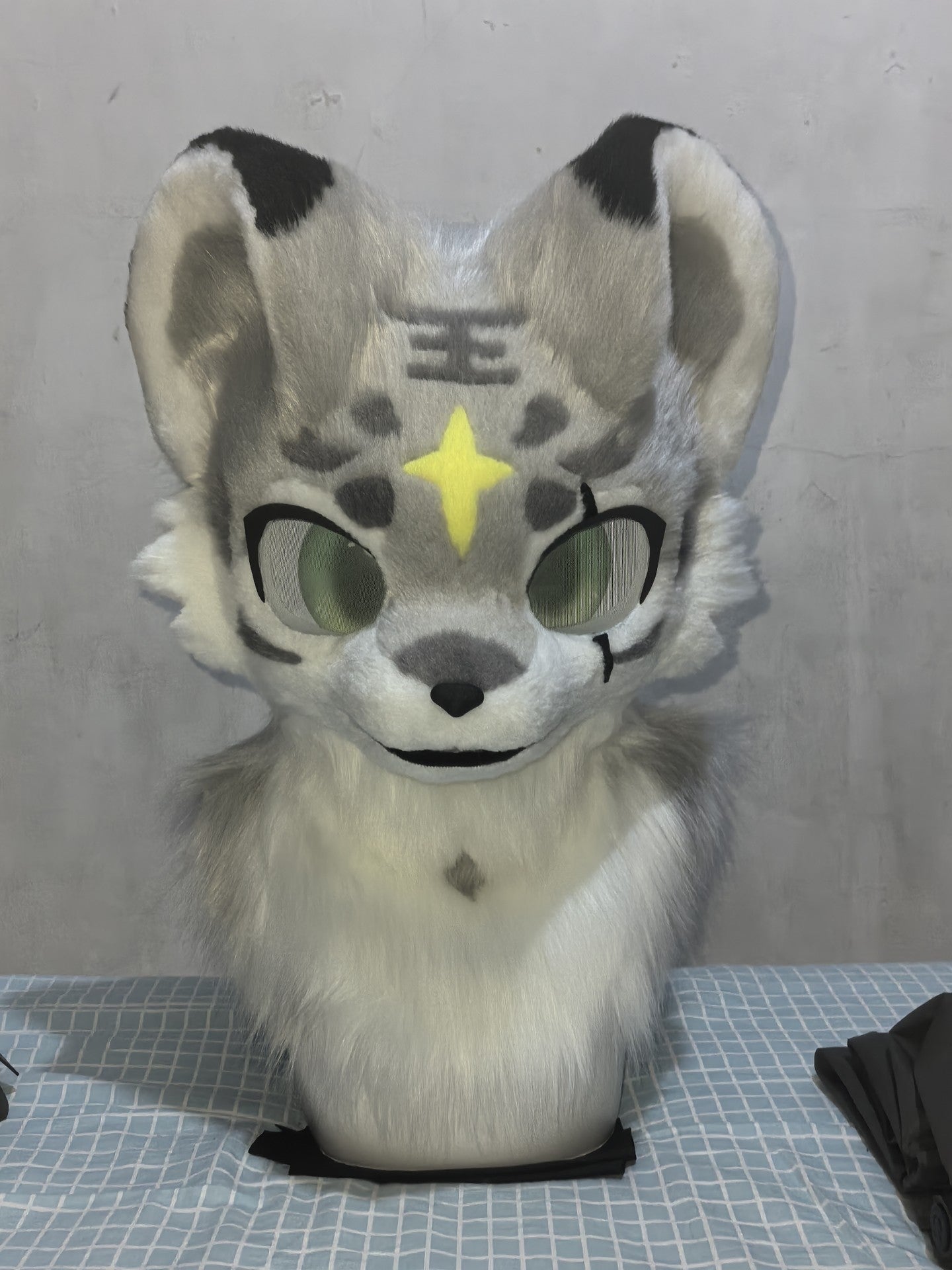 Gray Tiger Kemono Head Fursuit